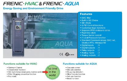 Picture of Frenic-eHVAC-Nominal Applied Motor:15kW, Rated Output Current:31A