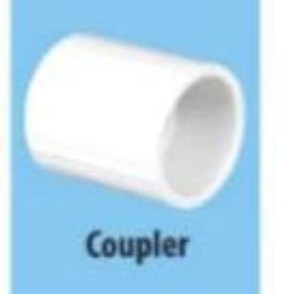 Picture of SUPREME AQUA GOLD MOULDED FITTING PIPE  - SCH80 COUPLER (Size-50mm)