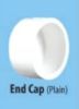 Picture of SUPREME AQUA GOLD MOULDED PIPE FITTING END CAP PLAINac  - SCH80 END CAP PLAIN (Size-50mm)