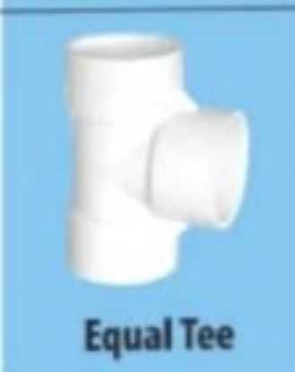 Picture of SUPREME AQUA GOLD MOULDED PIPE FITTING EQUAL TREE - SCH 40 EQUAL TEE (Size-40mm)