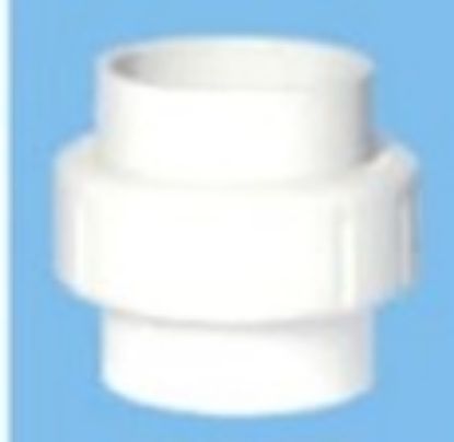 Picture of SUPREME AQUA GOLD MOULDED PIPE FITTING EQUAL TREE - SCH 40 Tank Connector with union  (Size-15mm)